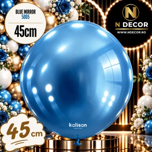 Balon Jumbo Latex 45cm Blue Mirror 5005 Kalisan