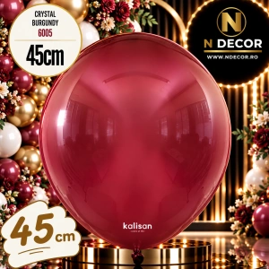 Balon Jumbo Latex 45cm Crystal Burgundy 6005