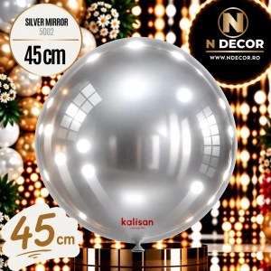 Balon Jumbo Latex 45cm Silver Mirror 5002