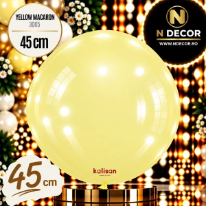 Balon Jumbo Latex 45cm Yellow Macaron 3005