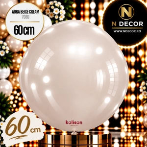 Balon Jumbo Latex 60cm Aura Beige Cream 7080
