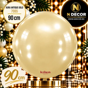 Balon Jumbo Latex 90cm Aura Antique Gold 7085