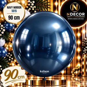 Balon Jumbo Latex 90cm Navy Mirror 5015