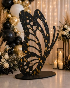 Fluture Decorativ din MDF cu Suport - Img 6