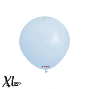 SET 1000 Baloane Latex 13cm Macaron Pale Baby Blue XL 3007 - Img 2