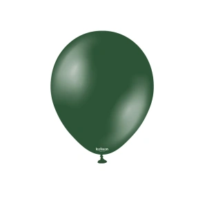SET 50 Baloane Latex 13cm Emerald Green Metalic 7012 - Img 2