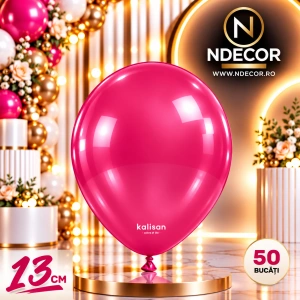 SET 50 Baloane latex 13cm Magenta Standard 2359