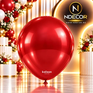 SET 50 Baloane Latex 28cm Red Metalic 7015