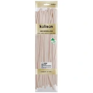 SET 50 Baloane Latex Modelaj Aura Beige Cream Nozzle Up 260M 7080