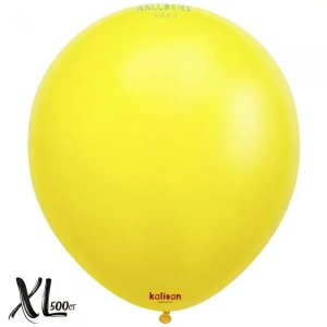 SET 500 Baloane Latex 30cm Galben Standard XL 2315 - Img 2