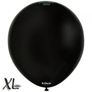 SET 500 Baloane Latex 30cm Negru Standard XL 2332 - Img 2