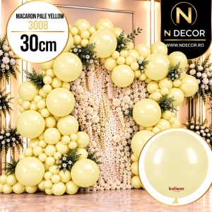 Baloane Latex 30cm Macaron Pale Yellow 3008 - Img 2
