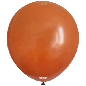 Baloane latex 30cm Rust Orange Retro Kalisan 8001 - Img 3