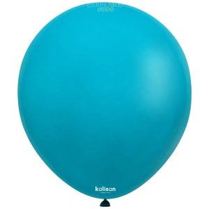 Baloane latex 30cm Turquoise Standard 2318 - Img 3