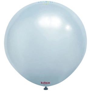Balon Jumbo Latex 45cm Aura Ice Blue 7081 - Img 2
