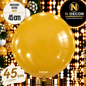 Balon Jumbo Latex 45cm Mustard Retro 8002