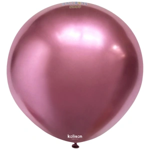 Balon Jumbo Latex 45cm Pink Mirror 5003 - Img 2