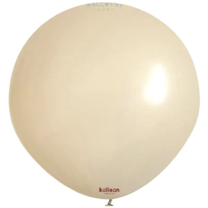 Balon Jumbo Latex 45cm White Sand Retro 8015 - Img 2