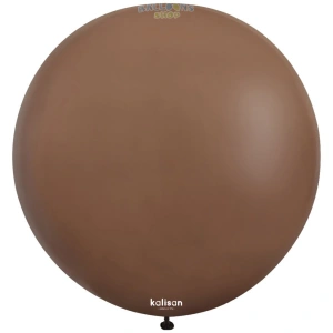 Balon Jumbo Latex 60cm Chocolate Brown Standard 2345 - Img 2