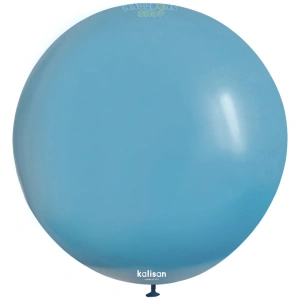 Balon Jumbo Latex 60cm Deep Blue Retro 8003 - Img 2