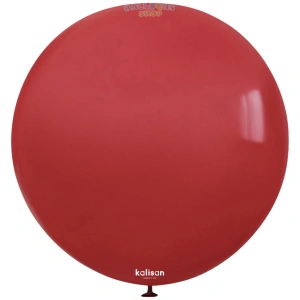 Balon Jumbo Latex 60cm Deep Red Standard 2352 - Img 2