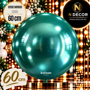 Balon Jumbo Latex 60cm Verde Mirror 5006 Kalisan