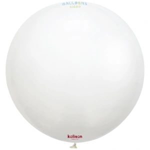Balon Jumbo Latex 90cm Alb Standard 2312 - Img 2