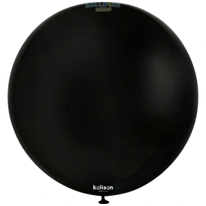 Balon Jumbo Latex 90cm Negru Standard 2332 - Img 2