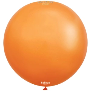 Balon Jumbo Latex 90cm Portocaliu Standard 2320 - Img 2