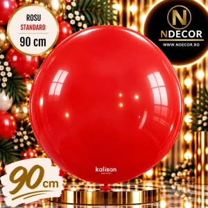 Balon Jumbo Latex 90cm Rosu Standard 2313