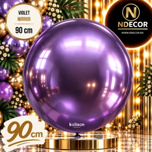 Balon Jumbo Latex 90cm Violet Mirror 5004