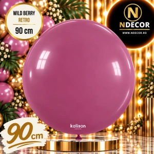 Balon Jumbo Latex 90cm Wild Berry Retro 8012