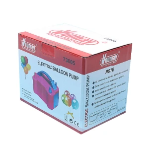 Compresor electric roz pentru umflare cu aer baloane latex si folie - Img 3