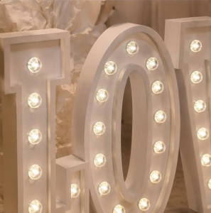 Set Litere LOVE cu LED – 100 cm | Litere Volumetrice pentru Nunți & Evenimente Romantice - Img 2