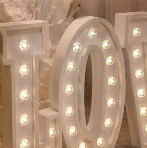 Set Litere LOVE cu LED – 100 cm | Litere Volumetrice pentru Nunți & Evenimente Romantice - Img 2