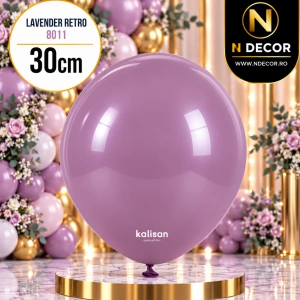 Baloane latex 30cm Lavender Retro Kalisan 8011