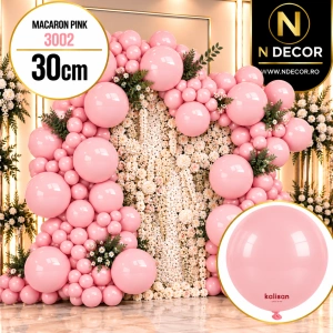 Baloane Latex 30cm Macaron Pink 3002 - Img 2