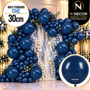 Baloane latex 30cm Navy Standard Kalisan 2342 - Img 2