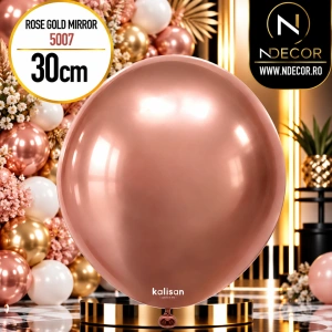 Baloane latex 30cm Rose Gold Mirror 5007