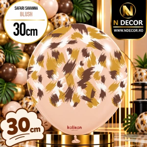 Baloane latex 30cm Safari Savanna - Blush