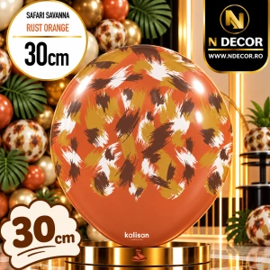 Baloane latex 30cm Safari Savanna - Rust Orange