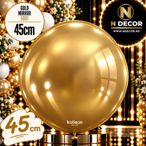 Balon Jumbo Latex 45cm Gold Mirror 5001