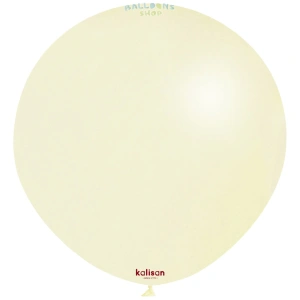 Balon Jumbo Latex 45cm Macaron Pale Yellow 3008 - Img 2