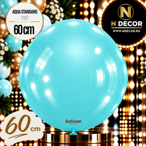 Balon Jumbo Latex 60cm Aqua Standard 2357