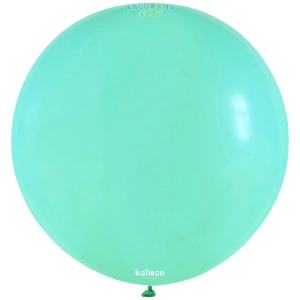 Balon Jumbo Latex 60cm Sea Green Standard 2330 - Img 2