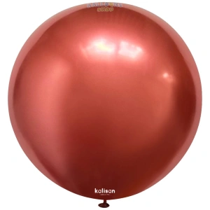 Balon Jumbo Latex 90cm Red Mirror 5010 - Img 2