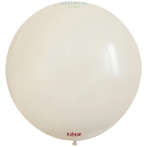 Balon Jumbo Latex 90cm White Retro 8018 - Img 2