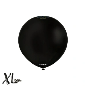 SET 1000 Baloane Latex 13cm Negru Standard XL 2332 - Img 2