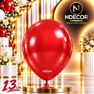 SET 50 Baloane Latex 13cm Red Metalic 7015