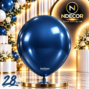 SET 50 Baloane Latex 28cm Midnight Blue Metalic 7020